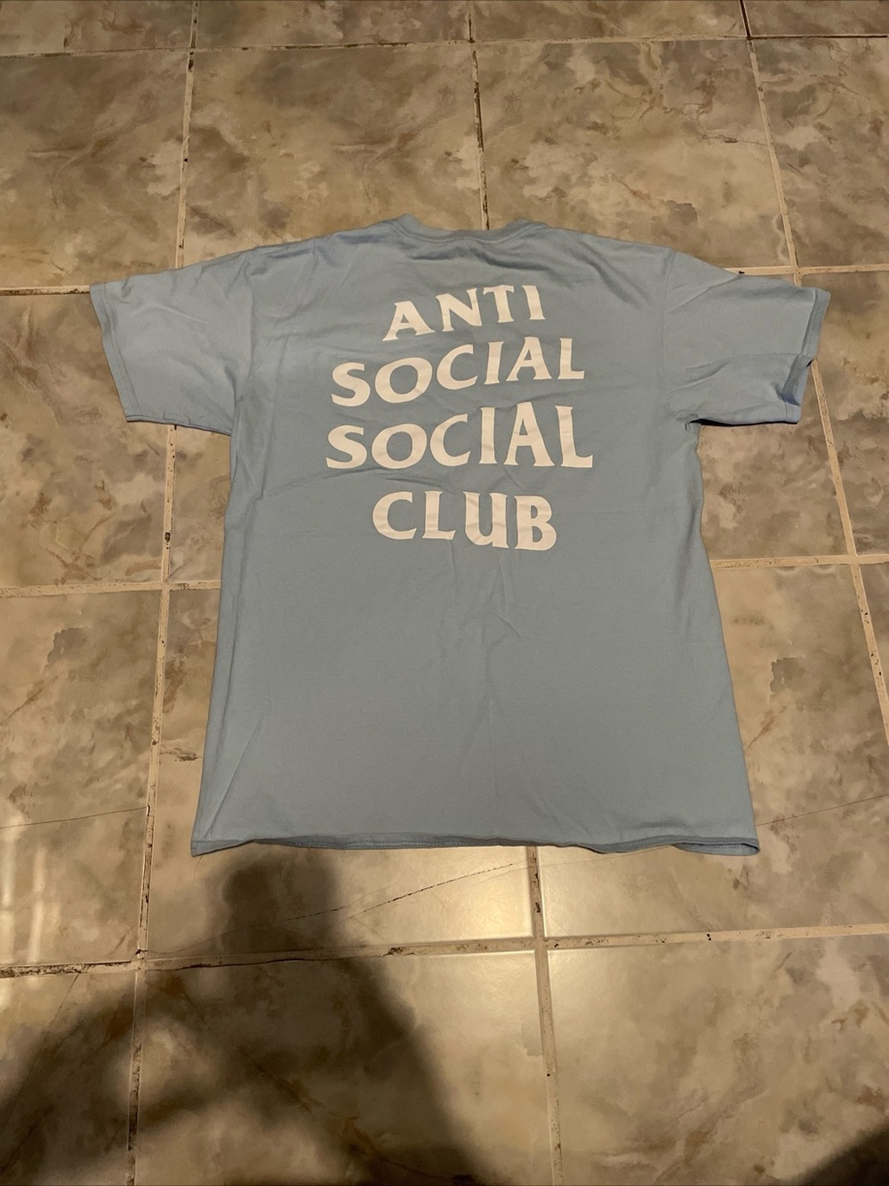 Anti Social Social Club T-Shirt SZ M Light Blue Streetwear